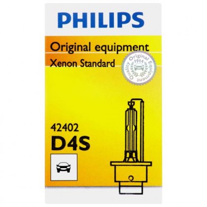 Philips D4S 35W 4200K 42402WX Xenon HID Headlight Bulb Replacement TOYOTA Bulb Philips D4S 35W 4200K 42402WX Xenon HID Headlight Bulb Replacement TOYOTA Bulb